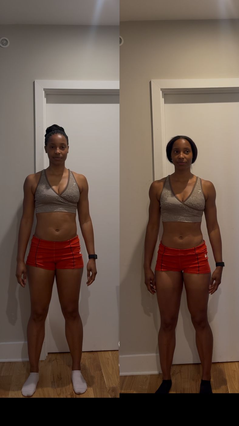 Before-and-after transformation of a Tunnel Vision Training client (6 of 9)