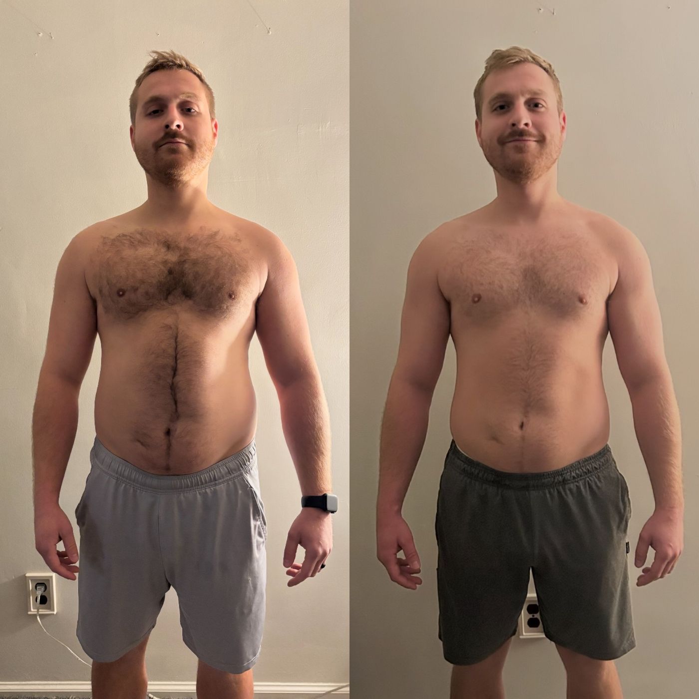 Before-and-after transformation of a Tunnel Vision Training client (8 of 9)